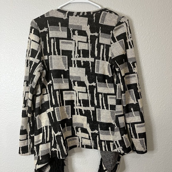 Xtaren Retro Y2K Heavyweight Cardigan With Fringe Details Polyester - Picture 7 of 7